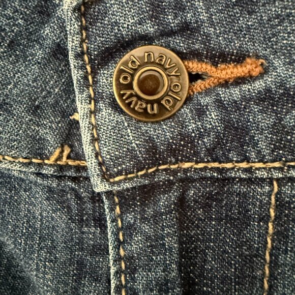 Old Navy Jeans - Low waisted - Wide Leg Dark Wash - Size 12 - Picture 4 of 13